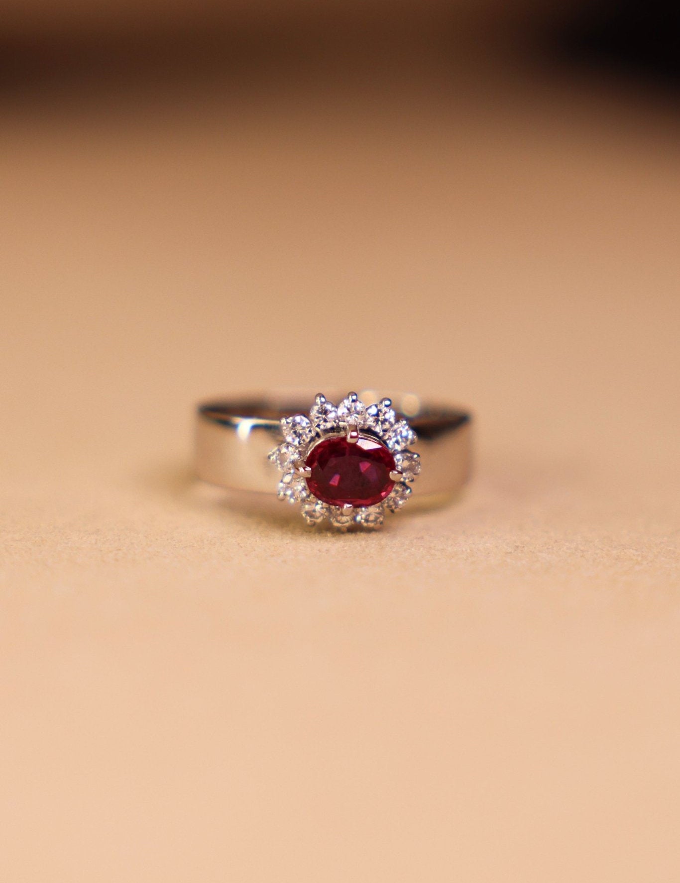 Vintage Ruby Diamond Ring - SIA Jewelry