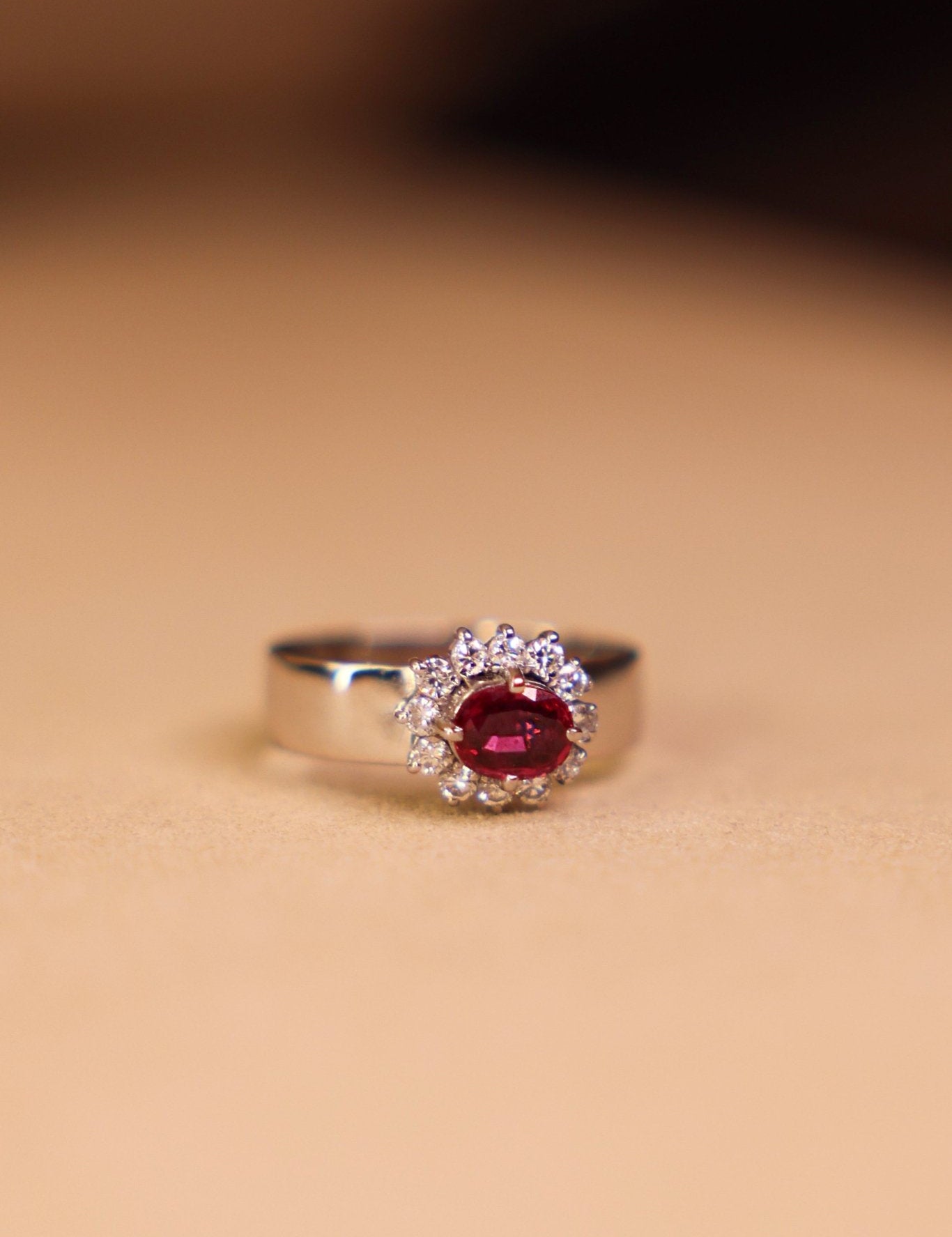 Vintage Ruby Diamond Ring - SIA Jewelry