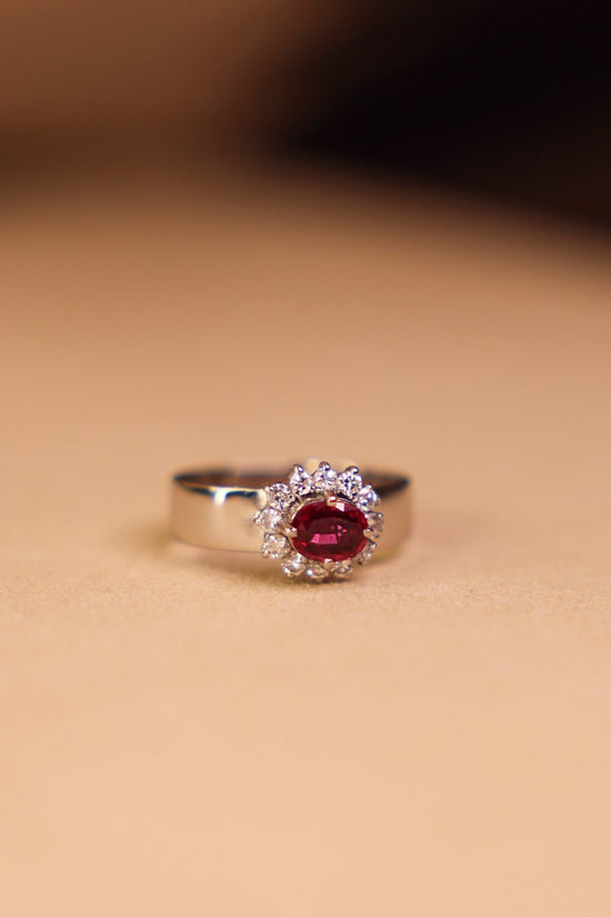 Vintage Ruby Diamond Ring - SIA Jewelry