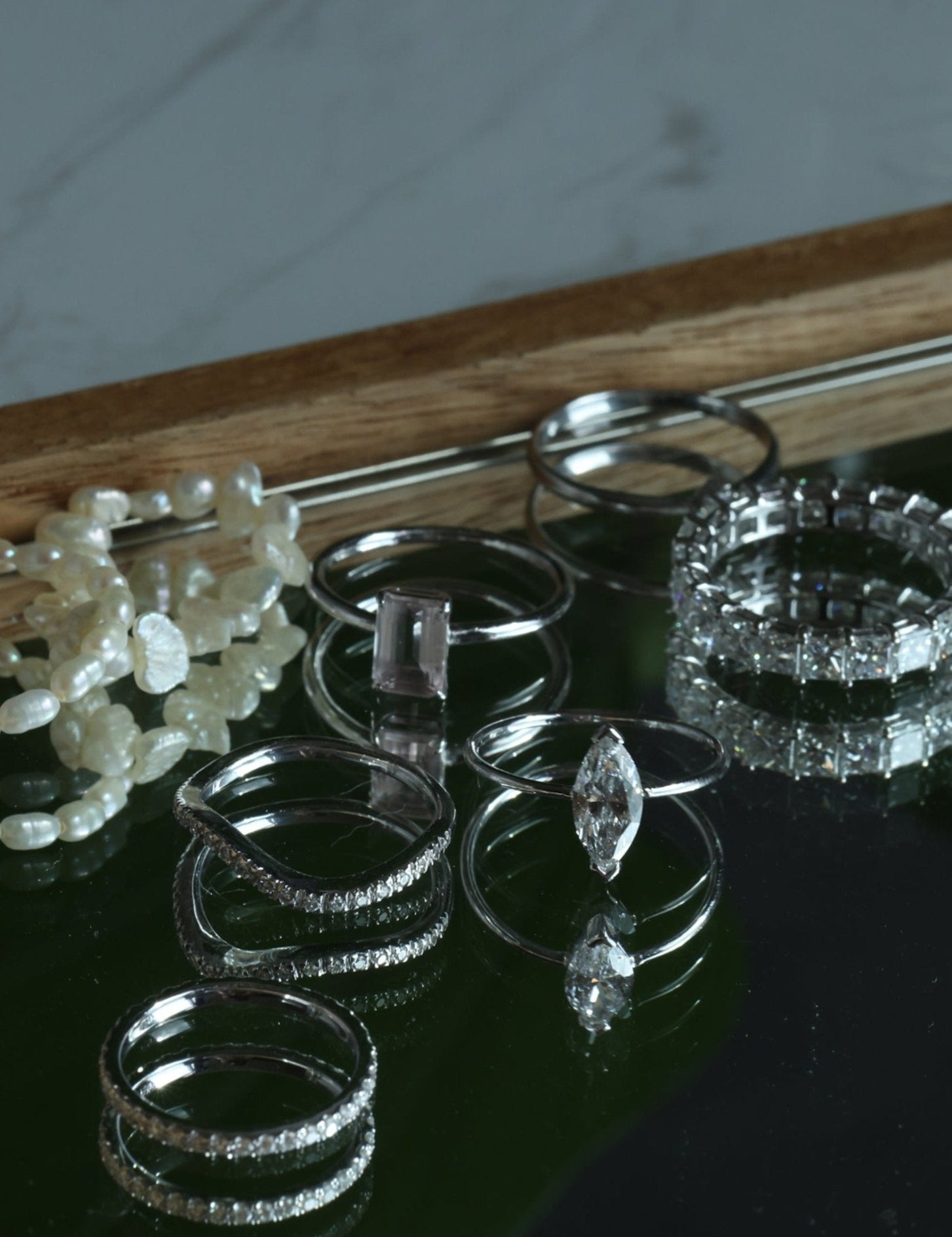 Wavy Diamond Ring - SIA Jewelry