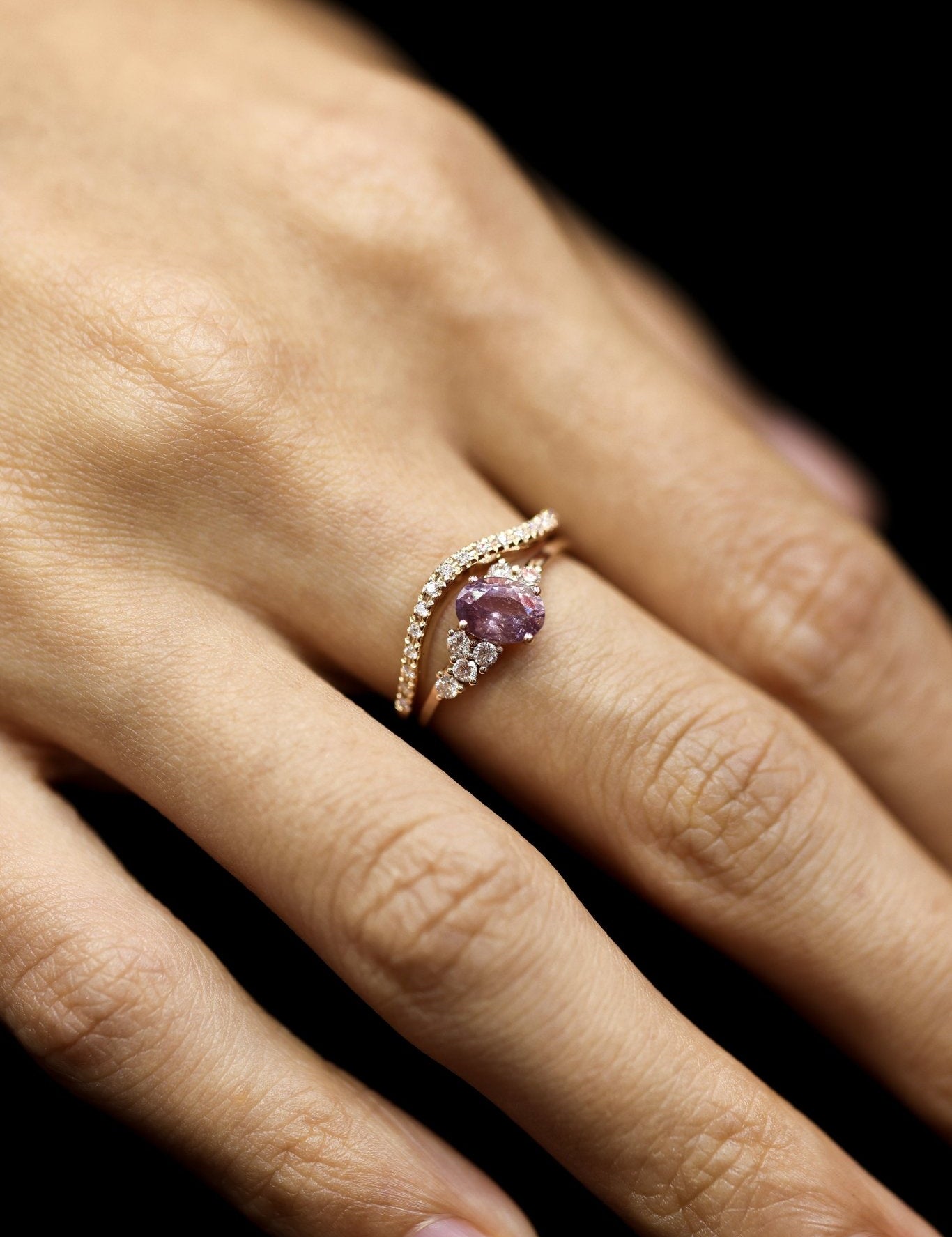 Wavy Diamond Ring - SIA Jewelry
