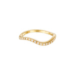 Wavy Diamond Ring - SIA Jewelry