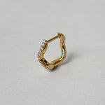 Winly Wave Diamond Huggie - SIA Jewelry
