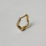 Winly Wave Diamond Huggie - SIA Jewelry